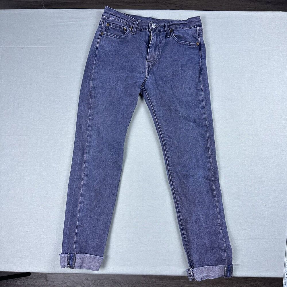 Levis Premium 510 Jeans Mens 29x 30  Blue Denim Red Tab Big E